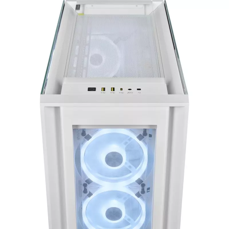 Obudowa CORSAIR Mid-tower Smart Case - Icue 5000x - RGB Ql Edition Tempered Glass True - Biała
