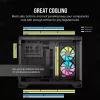 CORSAIR Obudowa PC - iCUE LINK 2500X RGB Micro ATX Dual Chamber Czarna