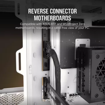Obudowa PC CORSAIR - Icue Link 2500x RGB Micro ATX Dual Chamber biała