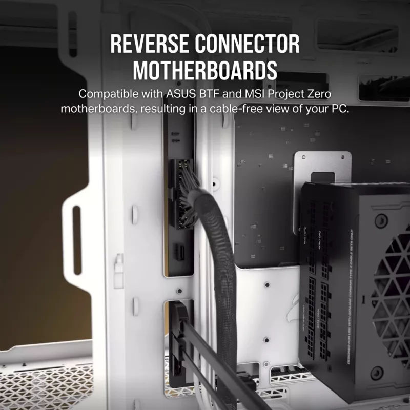 Obudowa PC CORSAIR - Icue Link 2500x RGB Micro ATX Dual Chamber biała