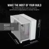 Obudowa PC CORSAIR - Icue Link 2500x RGB Micro ATX Dual Chamber biała