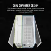 Obudowa PC CORSAIR - Icue Link 2500x RGB Micro ATX Dual Chamber biała