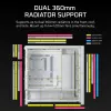 Obudowa PC CORSAIR - Frame 5000D RS High-Airflow Mid-Tower - Biała