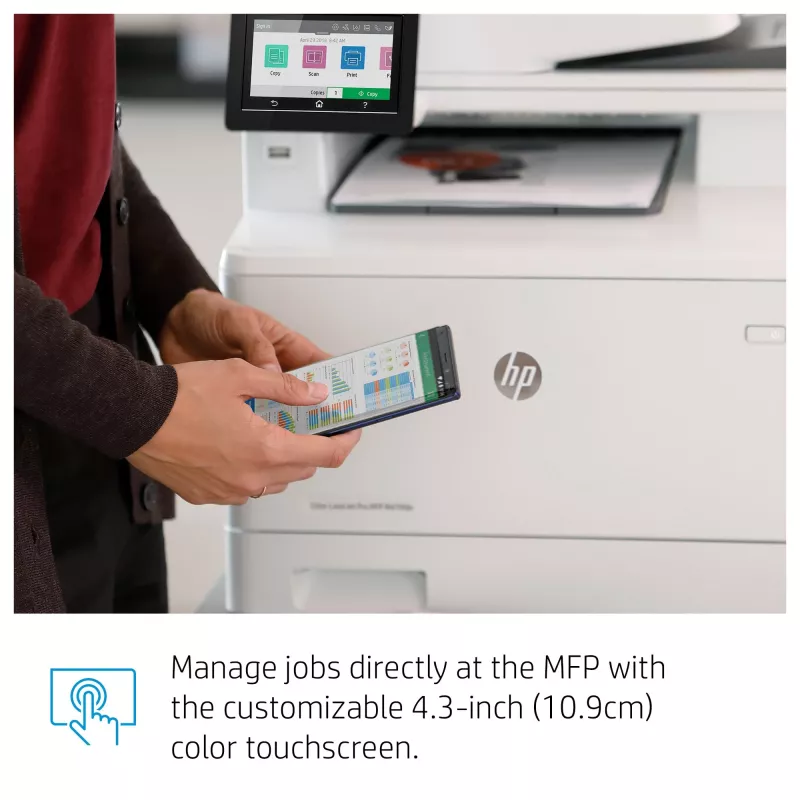 Urządzenie wielofunkcyjne HP Color LaserJet Pro MFP M479dw, druk laserowy kolorowy