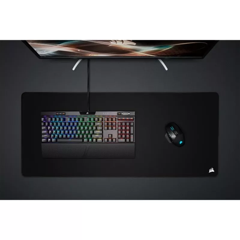 Podkładka pod mysz gamingowa CORSAIR – MM350 Pro Premium, odporna na zalanie, materiałowa, czarna – Extended XL