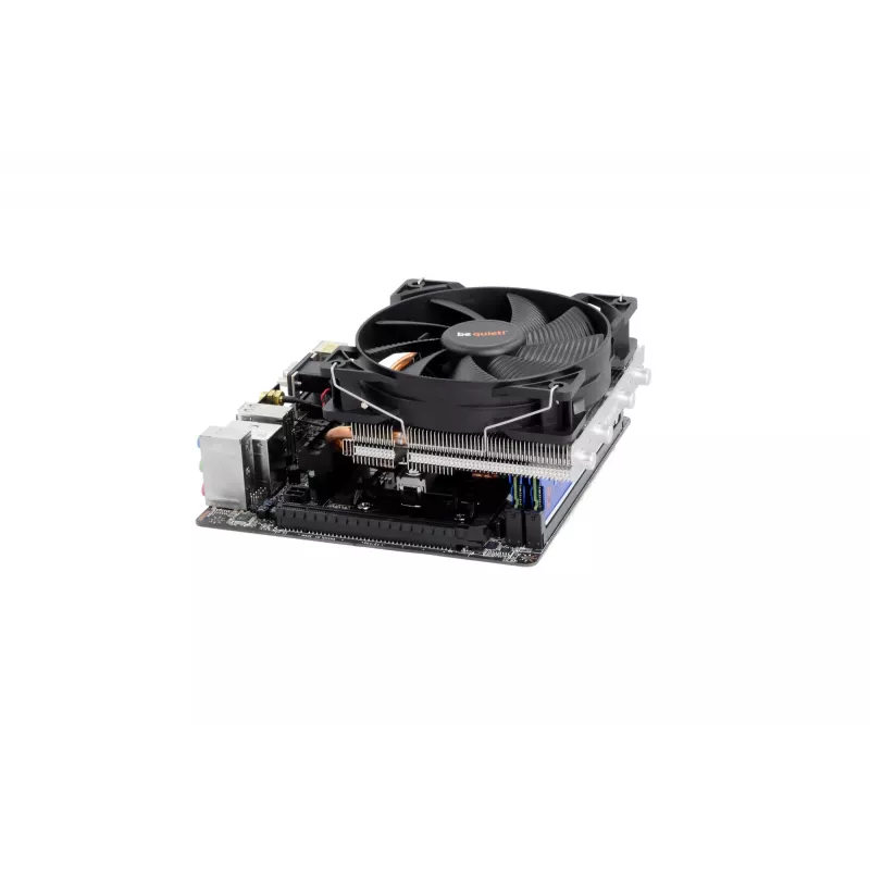 be quiet Shadow Rock LP Chłodzenie CPU, pojedynczy wentylator 120mm PWM, dla gniazda Intel: 1200 / 2066 / 1150 / 1151 / 1155 / 2011(-3) Square ILM, dla gniazda AMD: AM2(+) / AM3(+) / AM4 / FM1 / FM2(+), TDP 130W, wysokość 75,4mm