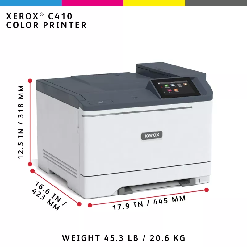 Xerox C410 A4 40ppm Dupleks PS3 PCL5e/6 2 Podajniki 251 Arkuszy
