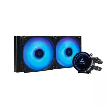 Chłodzenie cieczą procesora CHIEFTEC ICEBERG 240 RGB CLC-240-RGB — chłodnica 240 mm, AIO, podświetlenie RGB