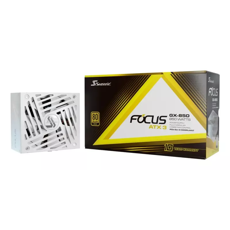 Zasilacz Seasonic Focus GX-850 850W 20+4 pin ATX Biały
