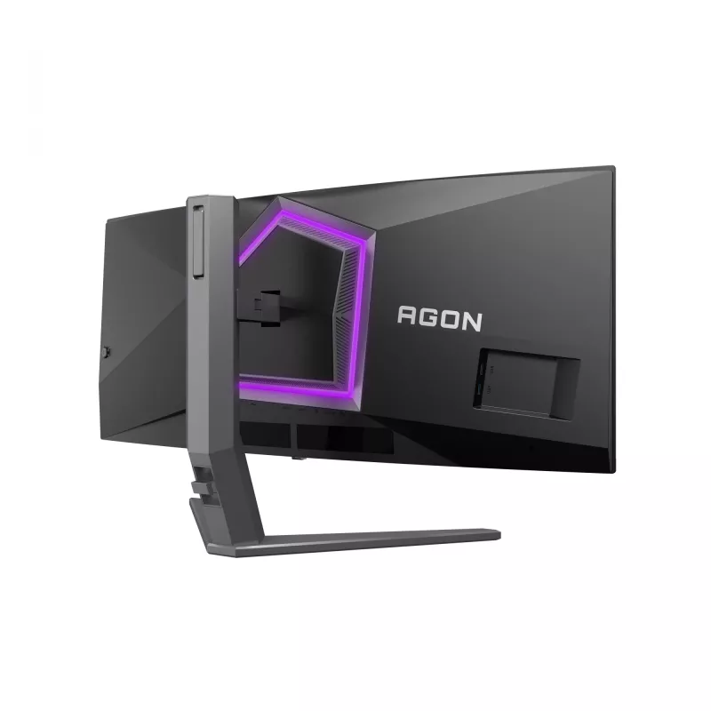 Monitor komputerowy AOC AGON PRO AG346UCD 86,4 cm (34 cale) 3440 x 1440 pikseli Wide Quad HD QD-OLED Czarny, Szary