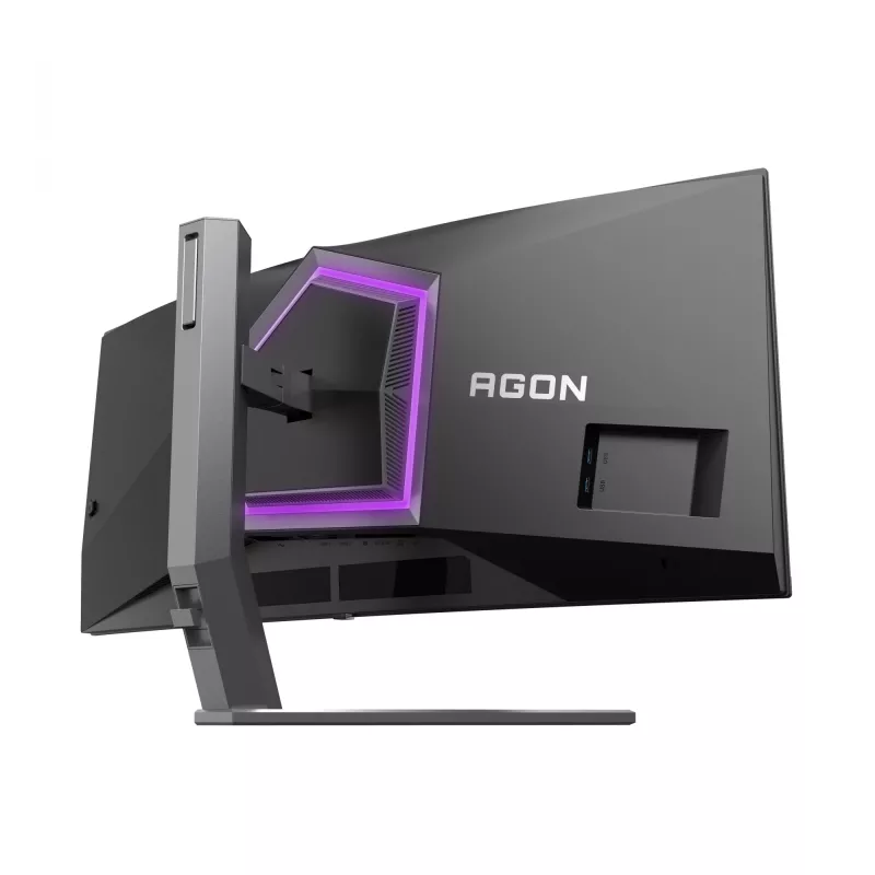 Monitor komputerowy AOC AGON PRO AG346UCD 86,4 cm (34 cale) 3440 x 1440 pikseli Wide Quad HD QD-OLED Czarny, Szary
