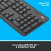 LOGITECH Mk295 Silent Wireless Combo Grafit Azerty Belgijski