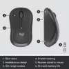 LOGITECH Mk295 Silent Wireless Combo Grafit Azerty Belgijski