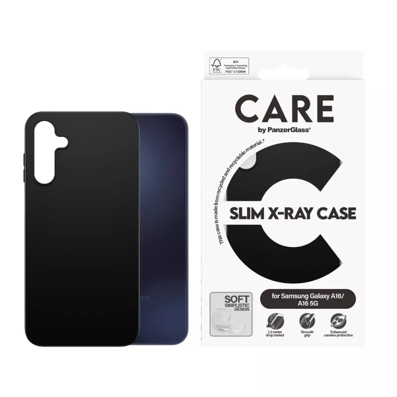 PanzerGlass CARE™ by ® etui Czarny Samsung Galaxy A16 4G | A16 5G