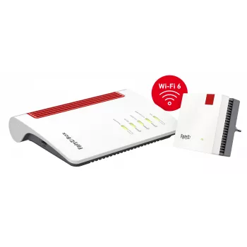 Zestaw Mesh 7530 AX + 1200 AX Dwuzakresowy (2,4 GHz / 5 GHz) Wi-Fi 6 (802.11ax) Czerwony, Biały 4 3G Wewnętrzny