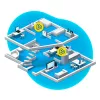 Zestaw Mesh 7530 AX + 1200 AX Dwuzakresowy (2,4 GHz / 5 GHz) Wi-Fi 6 (802.11ax) Czerwony, Biały 4 3G Wewnętrzny