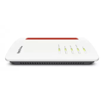 Router bezprzewodowy FRITZ!Box 4690, dwuzakresowy (2,4 GHz / 5 GHz), czerwony, biały