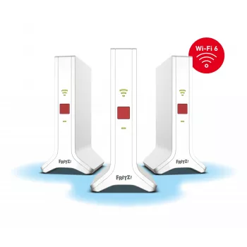 Zestaw Mesh 4200 dwuzakresowy (2,4 GHz / 5 GHz) Wi-Fi 6E (802.11ax) czerwony, biały 2x2/4x4