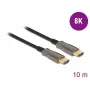 Kabel DELOCK Active Optical HDMI - Wtyk męski - Wtyk męski - 8K 60 Hz - 10m - Czarny