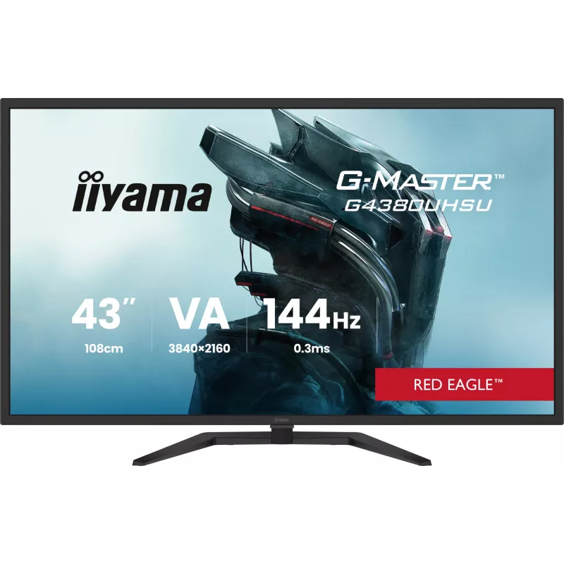 Monitor komputerowy iiyama G-MASTER G4380UHSU-B2 108 cm (42,5 cala) 3840 x 2160 pikseli 4K Ultra HD LED Czarny