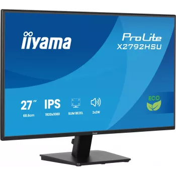 Monitor komputerowy iiyama ProLite X2792HSU-B1 68.6 cm (27 cali) 1920 x 1080 pikseli Full HD LED Czarny