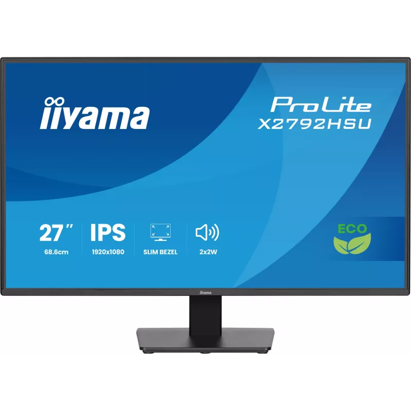 Monitor komputerowy iiyama ProLite X2792HSU-B1 68.6 cm (27 cali) 1920 x 1080 pikseli Full HD LED Czarny