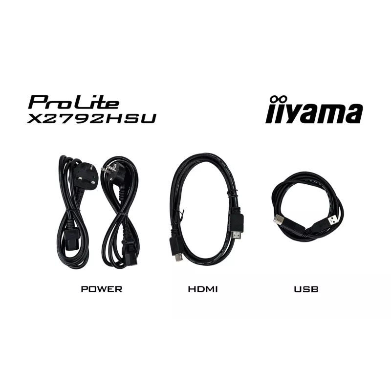 Monitor komputerowy iiyama ProLite X2792HSU-B1 68.6 cm (27 cali) 1920 x 1080 pikseli Full HD LED Czarny