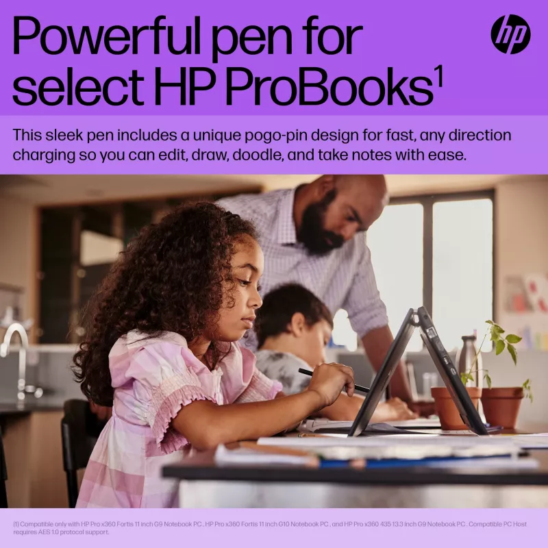 HP cienki Rechargeable Pen HP cienki Rechargeable Pen Czarny Built-in bateria