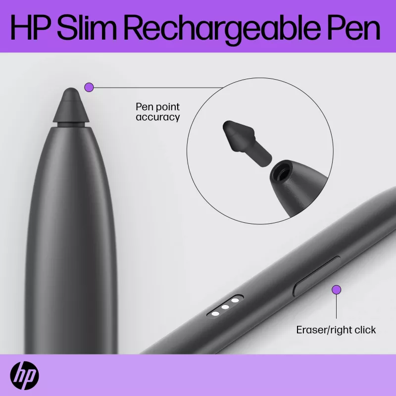 HP cienki Rechargeable Pen HP cienki Rechargeable Pen Czarny Built-in bateria