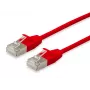 Kabel sieciowy Equip Cat.6A F/FTP Slim Patch RJ-45 0,5m czerwony
