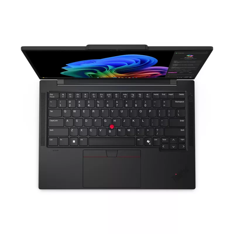 Lenovo ThinkPad T14s Gen 6 (Snapdragon) Copilot+ PC X1E-78-100 Laptop 35,6 cm (14 cali) WUXGA 32 GB LPDDR5x-SDRAM 1 TB SSD Wi-Fi 7 (802.11be) Windows 11 Pro Czarny