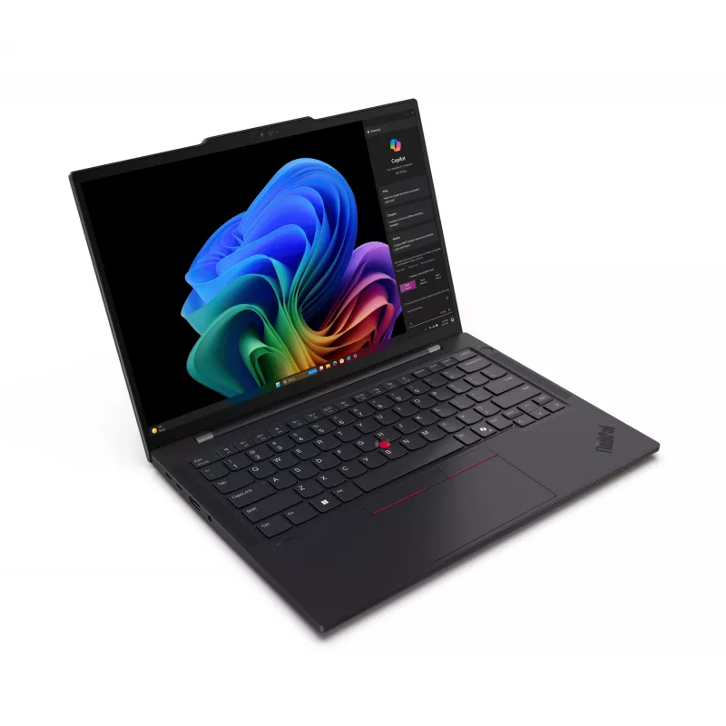 Lenovo ThinkPad T14s Gen 6 (Snapdragon) Copilot+ PC X1E-78-100 Laptop 35,6 cm (14 cali) WUXGA 32 GB LPDDR5x-SDRAM 1 TB SSD Wi-Fi 7 (802.11be) Windows 11 Pro Czarny