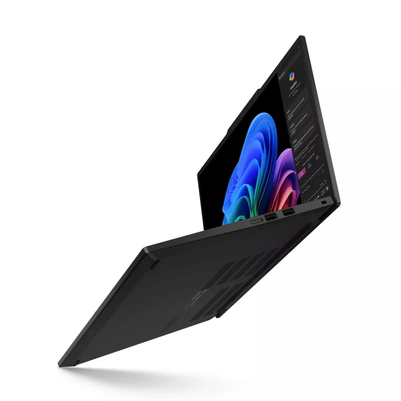 Lenovo ThinkPad T14s Gen 6 (Snapdragon) Copilot+ PC X1E-78-100 Laptop 35,6 cm (14 cali) WUXGA 32 GB LPDDR5x-SDRAM 1 TB SSD Wi-Fi 7 (802.11be) Windows 11 Pro Czarny