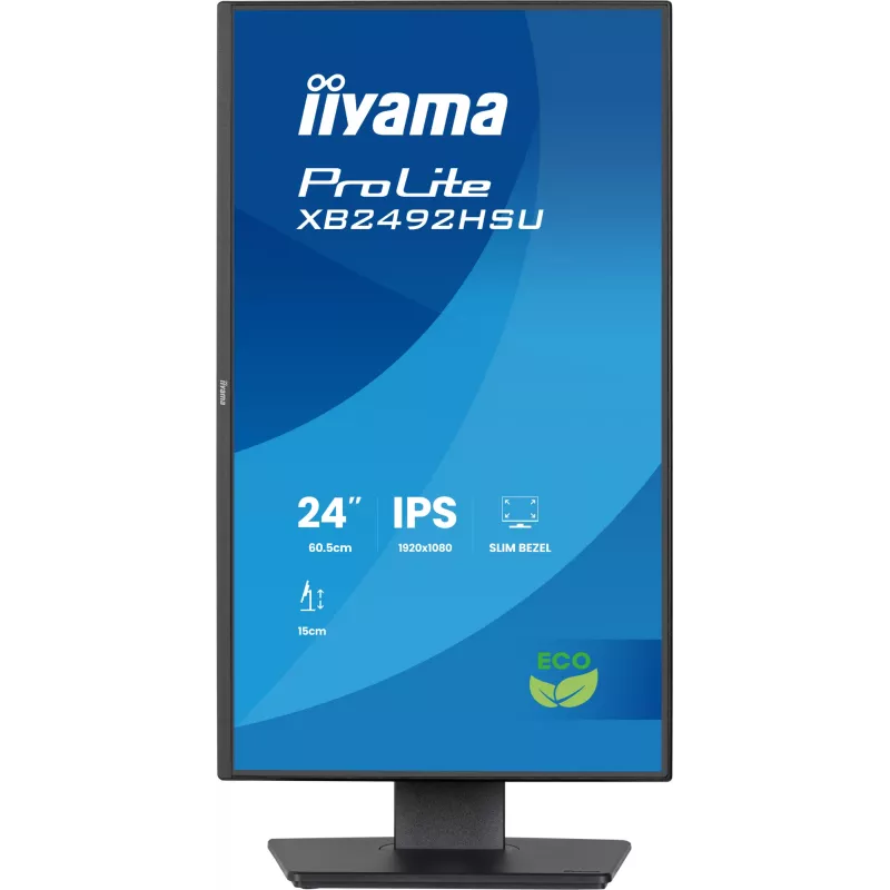 Monitor komputerowy iiyama ProLite XB2492HSU-B1 60,5 cm (23,8 cala) 1920 x 1080 pikseli Full HD LED Czarny
