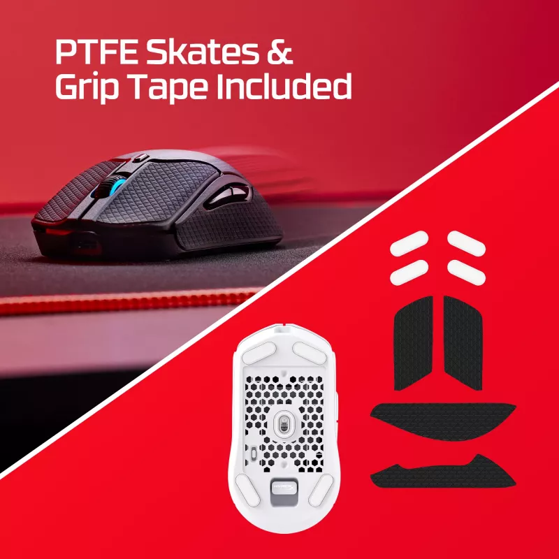 HyperX Pulsefire Haste 2 - Bezprzewodowa mysz gamingowa (biała)