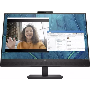 HP M27m monitor do wideokonferencji 27 cali (68,6 cm) Full HD 1920 x 1080 IPS 75 Hz, HDMI, DisplayPort, USB-C, głośniki, czarny