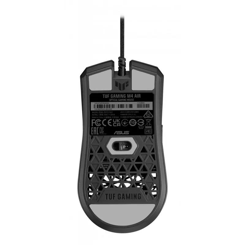 Mysz ASUS TUF Gaming M4 Air, oburęczna, USB Type-A, optyczna, 16000 DPI