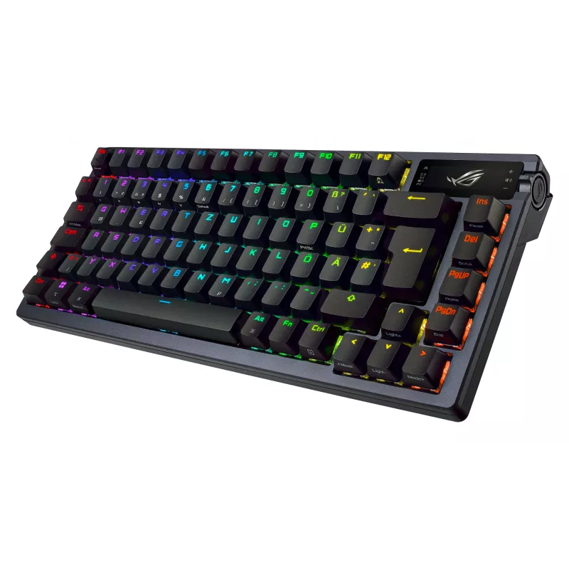 Klawiatura ASUS ROG Azoth Gaming USB + RF Wireless + Bluetooth QWERTY Czarny