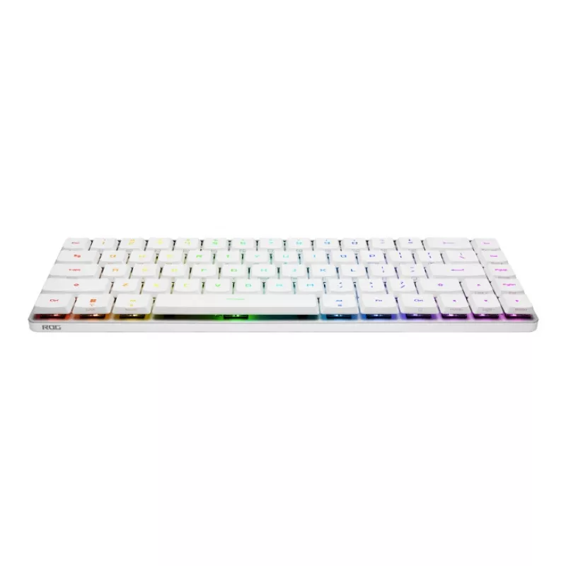 ASUS ROG Falchion RX Low Profile klawiatura Gaming USB + RF Wireless + Bluetooth QWERTZ Biały