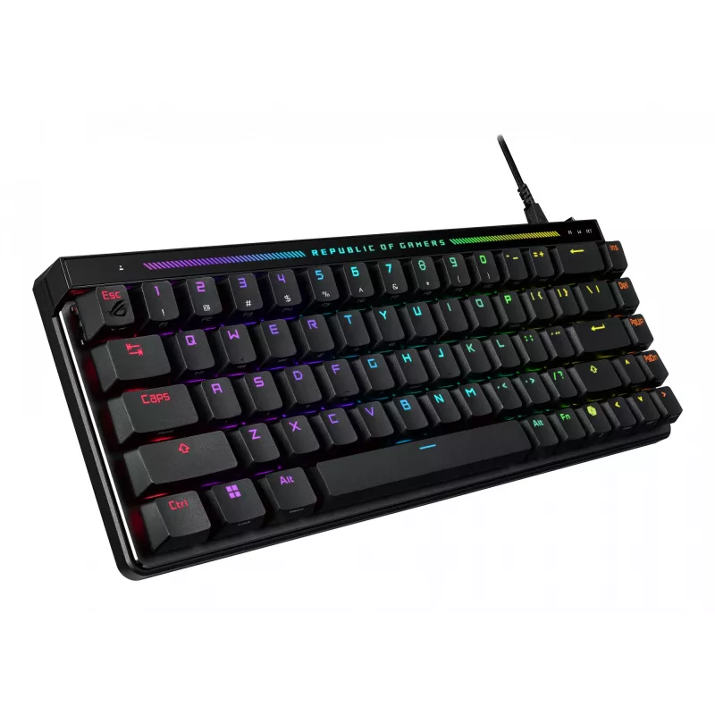 Klawiatura ASUS ROG Falchion Ace HFX do gier USB QWERTZ niemiecka czarna