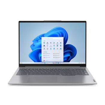 Lenovo ThinkBook 16 G7 ARP AMD Ryzen™ 5 7535HS Laptop 40,6 cm (16 cali) WUXGA 32 GB DDR5-SDRAM 512 GB SSD Wi-Fi 6E (802.11ax) Windows 11 Pro Niemiecki Szary