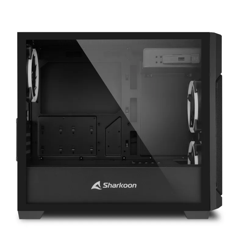 SHARKOON Obudowa Tower - V1000 RGB Micro Tower Czarna