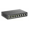 Przełącznik niezarządzalny D-Link DGS-1008P/E, L2, 8 portów, PoE