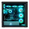 ARCTIC Xtender VG (Mirror Black) Premium E-ATX PC Case z pionowym montażem GPU