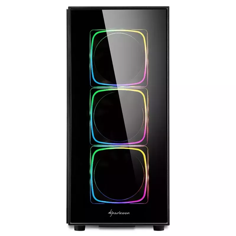 Sharkoon TG6 RGB Midi Tower Czarny – obudowa PC