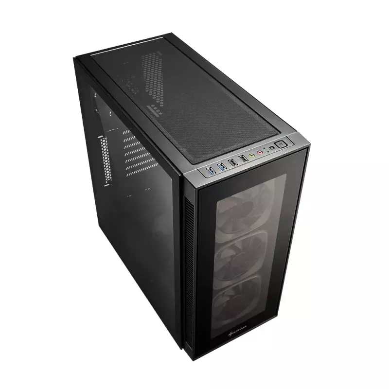 Sharkoon TG6 RGB Midi Tower Czarny – obudowa PC