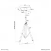Neomounts NS-FS200Czarny Stojak podłogowy 10-32 inch, 15 kg, 25,4 cm (10 inch), 81,3 cm (32 inch), 75 x 75 mm, 100 x 100 mm, 1080 - 1780 mm