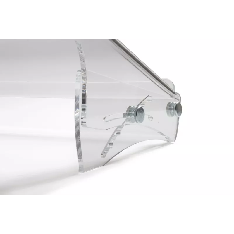 BakkerElkhuizen Q-doc 515 uchwyt na dokumenty, akryl, plastik, stal, 10 kg, 120–240 mm, przezroczysty, 505 mm, 290 mm