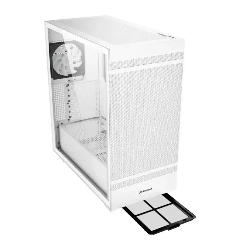 Obudowa PC Sharkoon REBEL C50 RGB Full Tower Biała