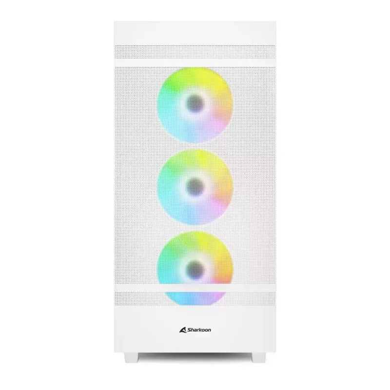 Obudowa PC Sharkoon REBEL C50 RGB Full Tower Biała